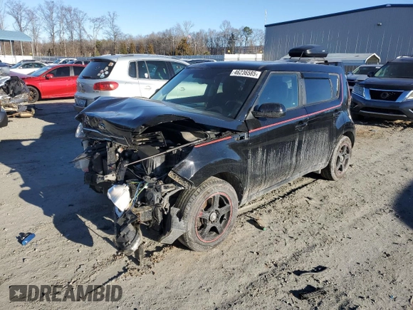 2017 Kia Soul with VIN KNDJN2A29H7420652, listed as a Copart auction lot 46236585 with 97,079 mi miles and Salvage Title. Bid and sale history available at carsss.com. Image 1.