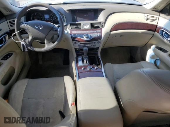 2016 Infiniti Q70 with VIN JN1BY1AP6GM220512, listed as a Copart auction lot 59299085 with 156,087 mi miles and Salvage title. Bid and sale history available at DreamBid. Image 8.
