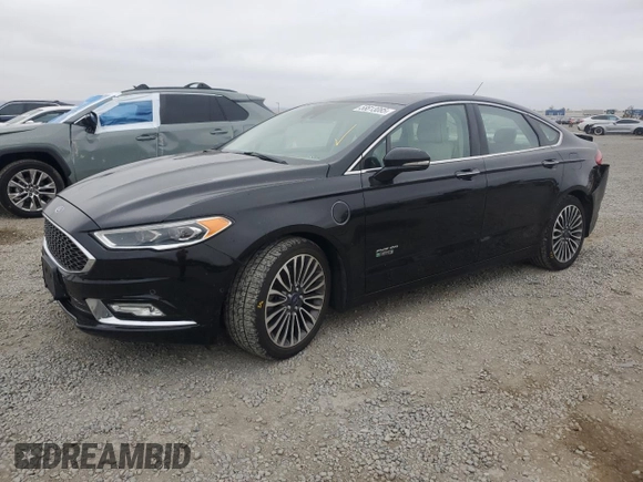 2017 Ford Fusion Titanium z VIN 3FA6P0SU5HR105415, wystawiony jako Copart lot #59779715 z przebiegiem 88 988 mil mil oraz Szkoda całkowita • Salvage title. Historia ofert i sprzedaży dostępna na DreamBid. Obrazek 1.