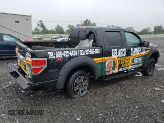2011 Ford F-150 XL with VIN 1FTFW1EF2BFA54198, listed as a Copart auction lot 61157805 with 121,657 mi miles and Salvage title. Bid and sale history available at DreamBid. Image 3.