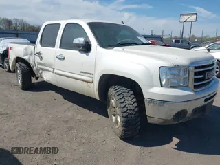 2012 GMC Sierra 1500 SLE with VIN 3GTP2VE77CG207786, listed as a IAAI auction lot 41865391 with 157,780 mi miles and . Bid and sale history available at DreamBid. Image 1.