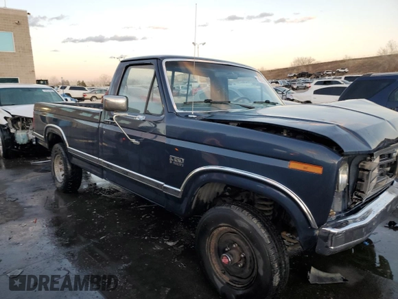 1986 Ford F-150 with VIN 1FTEF14N2GPA89930, listed as a Copart auction lot 43658645 with 87,219 mi miles and Clean Title. Bid and sale history available at carsss.com. Image 4.