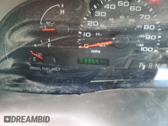 2003 Ford F-350 XL with VIN 1FTSX31F13EA43570, listed as a Copart auction lot 75846254 with 533,541 mi miles and Salvage Title. Bid and sale history available at DreamBid. Image 9.