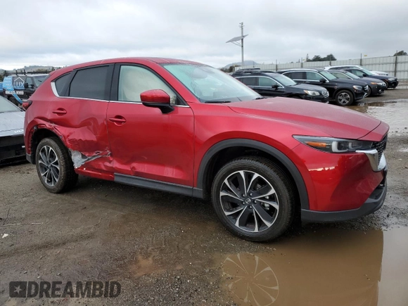 2023 Mazda CX-5 2.5 S Premium Plus Package with VIN JM3KFBEM3P0175746, listed as a Copart auction lot 87026774 with 13,512 mi miles and Salvage Title. Bid and sale history available at carsss.com. Image 4.
