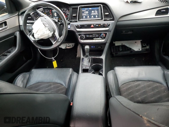 2018 Hyundai Sonata Limited with VIN 5NPE34AFXJH596665, listed as a Copart auction lot 81043474 with 74,084 mi miles and Salvage Title. Bid and sale history available at DreamBid. Image 8.