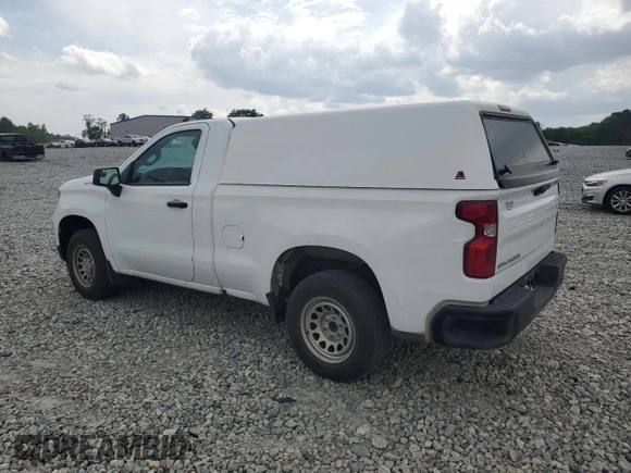 2023 Chevrolet Silverado 1500 Work Truck with VIN 3GCNAAEK1PG351816, listed as a Copart auction lot 52516055 with 196,377 mi miles and Clean Title. Bid and sale history available at carsss.com. Image 2.