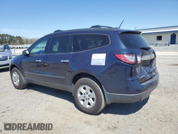 2017 Chevrolet Traverse LS with VIN 1GNKRFED5HJ165598, listed as a Copart auction lot 50578715 with Not provided miles and Salvage title. Bid and sale history available at DreamBid. Image 2.
