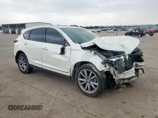 2019 Acura RDX Technology with VIN 5J8TC2H56KL001527, listed as a Copart auction lot 57758495 with 88,823 mi miles and Salvage title. Bid and sale history available at DreamBid. Image 4.