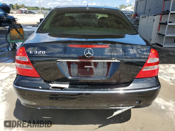 2003 Mercedes-Benz E-Class 3.2L with VIN WDBUF65J53A250044, listed as a Copart auction lot 72138634 with 0 mi miles and Salvage Title. Bid and sale history available at carsss.com. Image 6.