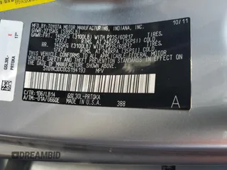 2012 Toyota Sienna XLE AAS with VIN 5TDYK3DC0CS194193, listed as a Copart auction lot 60265455 with 139,246 mi miles and Salvage title. Bid and sale history available at DreamBid. Image 13.