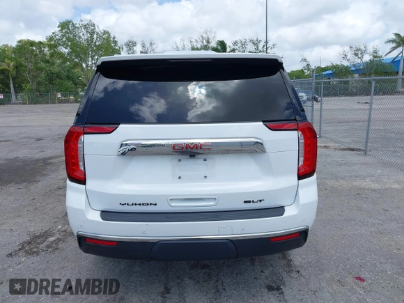 2022 GMC Yukon SLT with VIN 1GKS1BKD4NR178230, listed as a IAAI auction lot 41943095 with 41,421 mi miles. Bid and sale history available at carsss.com. Image 16.
