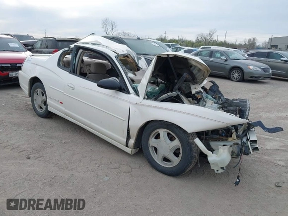 2003 Chevrolet Monte Carlo SS with VIN 2G1WX12K239190848, listed as a IAAI auction lot 41811067 with 1 mi miles. Bid and sale history available at carsss.com. Image 1.