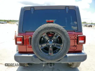 2021 Jeep Wrangler Unlimited Sport S with VIN 1C4HJXDN9MW596033, listed as a Copart auction lot 62300885 with 14,633 mi miles and Salvage title. Bid and sale history available at DreamBid. Image 6.