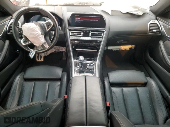 2022 BMW 8 Series M850i with VIN WBAGV8C02NCK08667, listed as a Copart auction lot 88255605 with 22,737 mi miles and Salvage title. Bid and sale history available at DreamBid. Image 8.
