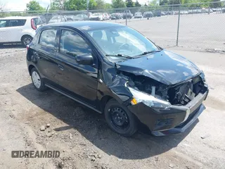 2022 Mitsubishi Mirage ES z VIN ML32AUHJ1NH005343, wystawiony jako IAAI lot #42158774 z przebiegiem 47 722 mil mil oraz . Historia ofert i sprzedaży dostępna na DreamBid. Obrazek 1.