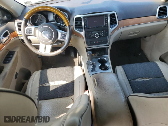 2011 Jeep Grand Cherokee Overland with VIN 1J4RS6GG6BC554856, listed as a Copart auction lot 55994505 with 181,516 mi miles and Salvage title. Bid and sale history available at DreamBid. Image 8.
