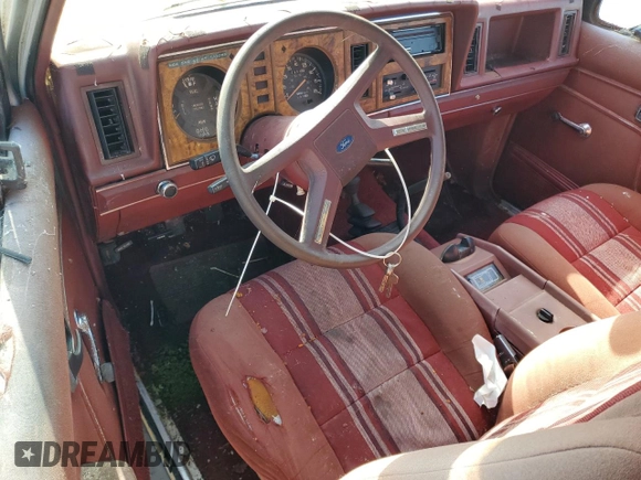 1984 Ford Bronco with VIN 1FMCU14S6EUA81956, listed as a Copart auction lot 53947335 with 2,868 mi miles and Clean title. Bid and sale history available at DreamBid. Image 8.