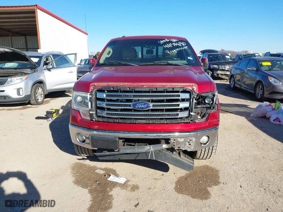 2013 Ford F-150 XL with VIN 1FTFW1CT8DKE86491, listed as a IAAI auction lot 41138690 with 177,027 mi miles. Bid and sale history available at carsss.com. Image 6.