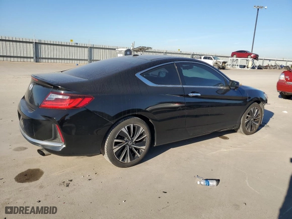 2016 Honda Accord Coupe EX with VIN 1HGCT1B72GA010488, listed as a Copart auction lot 88514945 with 100,493 mi miles and Salvage Title. Bid and sale history available at carsss.com. Image 3.