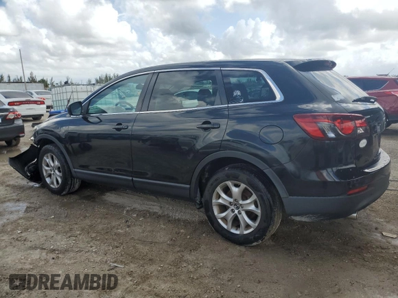 2015 Mazda CX-9 Sport with VIN JM3TB2BA5F0449957, listed as a Copart auction lot 52299825 with 105,017 mi miles and Salvage Title. Bid and sale history available at carsss.com. Image 2.