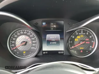 2018 Mercedes-Benz C 63 AMG with VIN 55SWF8GB6JU255249, listed as a Copart auction lot 50094455 with 61,693 mi miles and Salvage title. Bid and sale history available at DreamBid. Image 9.