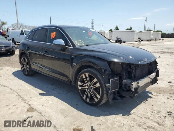 2018 Audi SQ5 Prestige with VIN WA1C4AFYXJ2203241, listed as a Copart auction lot 50470474 with 50,369 mi miles and . Bid and sale history available at DreamBid. Image 4.