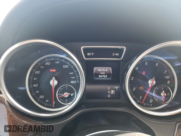 2018 Mercedes-Benz GLS 450 with VIN 4JGDF6EE1JB182610, listed as a Copart auction lot 53777445 with 54,763 mi miles and Salvage Title. Bid and sale history available at DreamBid. Image 9.