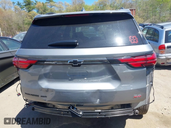 2023 Chevrolet Traverse RS with VIN 1GNEVJKWXPJ245883, listed as a IAAI auction lot 42103099 with 21,832 mi miles and . Bid and sale history available at DreamBid. Image 17.