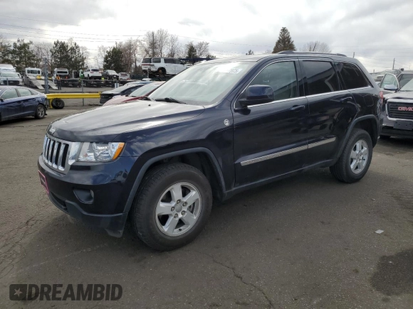 2011 Jeep Grand Cherokee Laredo with VIN 1J4RR4GG8BC660743, listed as a Copart auction lot 46537665 with 75,758 mi miles and Salvage Title. Bid and sale history available at carsss.com. Image 1.