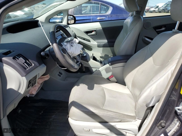 2010 Toyota Prius II with VIN JTDKN3DU9A5185730, listed as a Copart auction lot 52120725 with 185,011 mi miles and Salvage Title. Bid and sale history available at carsss.com. Image 7.