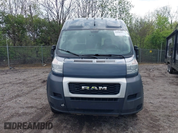 2019 Ram ProMaster Cargo with VIN 3C6URVJG6KE544844, listed as a IAAI auction lot 42048263 with 140,178 mi miles. Bid and sale history available at carsss.com. Image 12.