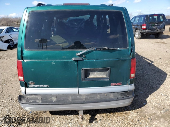 2000 GMC Safari Passenger with VIN 1GKDM19W3YB513055, listed as a Copart auction lot 50328945 with 0 mi miles and Salvage Title. Bid and sale history available at carsss.com. Image 6.