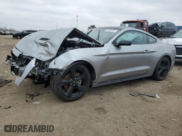 2021 Ford Mustang EcoBoost with VIN 1FA6P8TH3M5135378, listed as a Copart auction lot 44430335 with 11,322 mi miles and Salvage Title. Bid and sale history available at carsss.com. Image 1.