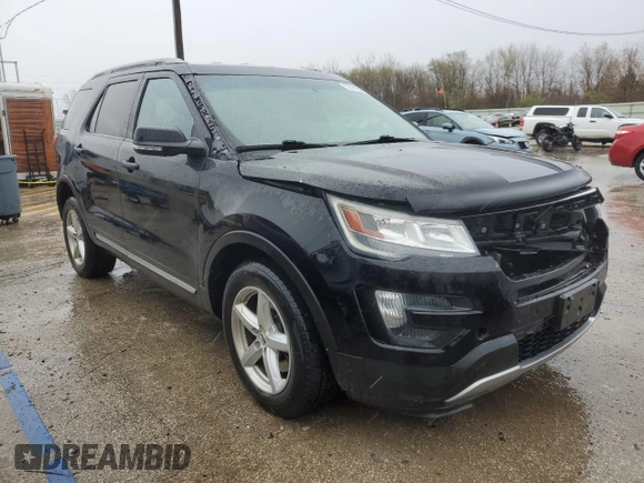 2016 Ford Explorer XLT with VIN 1FM5K8D80GGB40481, listed as a Copart auction lot 52311065 with 149,365 mi miles and Salvage Title. Bid and sale history available at DreamBid. Image 4.