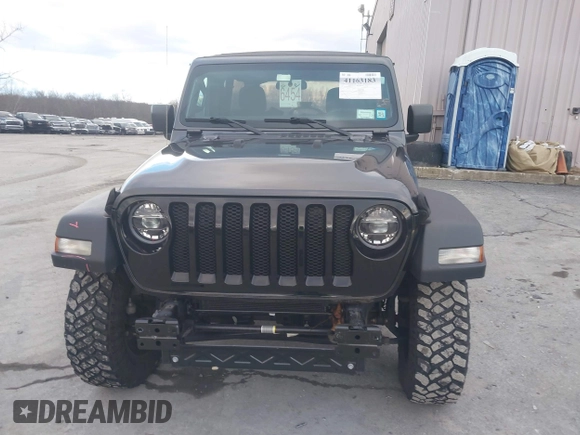 2021 Jeep Wrangler Unlimited Sport S with VIN 1C4HJXDN9MW822281, listed as a IAAI auction lot 41163183 with 23,665 mi miles and . Bid and sale history available at DreamBid. Image 12.