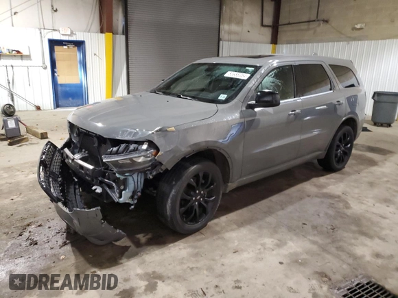 2020 Dodge Durango SXT Plus with VIN 1C4RDJAG3LC146876, listed as a Copart auction lot 83986354 with 53,241 mi miles and Salvage Title. Bid and sale history available at DreamBid. Image 1.