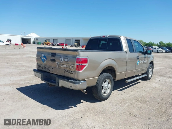2011 Ford F-150 XL with VIN 1FTEX1CMXBFB25089, listed as a IAAI auction lot 42091981 with 348,604 mi miles. Bid and sale history available at carsss.com. Image 4.