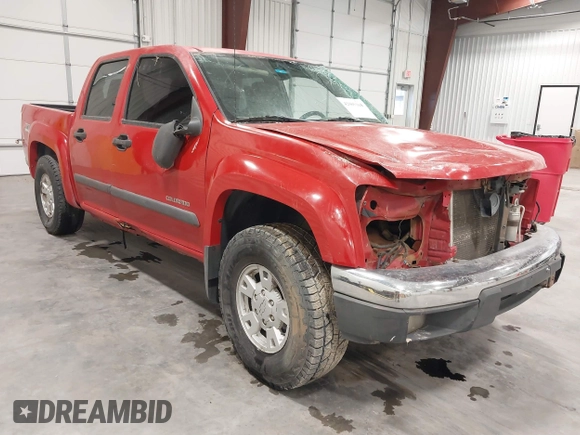 2005 Chevrolet Colorado 1SF LS Z71 with VIN 1GCDT136458224587, listed as a IAAI auction lot 42085184 with 225,359 mi miles. Bid and sale history available at carsss.com. Image 1.