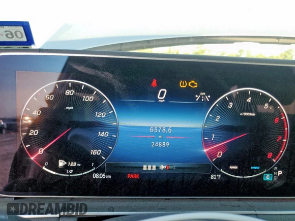 2024 Mercedes-Benz GLE 450 z VIN 4JGFB5KB4RB020121, wystawiony jako Copart lot #59394275 z przebiegiem 24 889 mil mil oraz Szkoda całkowita • Salvage title. Historia ofert i sprzedaży dostępna na DreamBid. Obrazek 9.