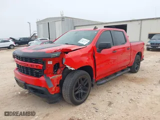 2021 Chevrolet Silverado 1500 Custom with VIN 1GCPWBEK7MZ319707, listed as a IAAI auction lot 41221510 with 58,312 mi miles. Bid and sale history available at carsss.com. Image 17.