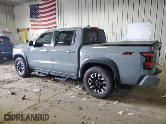 2022 Nissan Frontier Pro-4X z VIN 1N6ED1EK4NN674895, wystawiony jako Copart lot #54838395 z przebiegiem 44 867 mil mil oraz Szkoda całkowita • Salvage title. Historia ofert i sprzedaży dostępna na DreamBid. Obrazek 2.