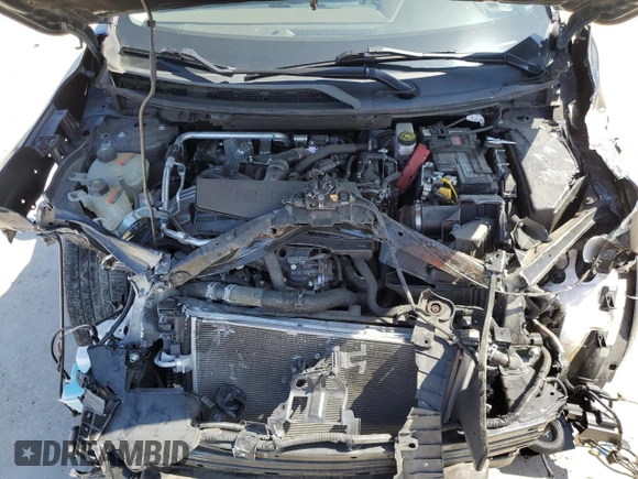 2023 Nissan Rogue S with VIN 5N1BT3AA4PC804573, listed as a Copart auction lot 54083505 with 34,119 mi miles and Salvage title. Bid and sale history available at DreamBid. Image 12.
