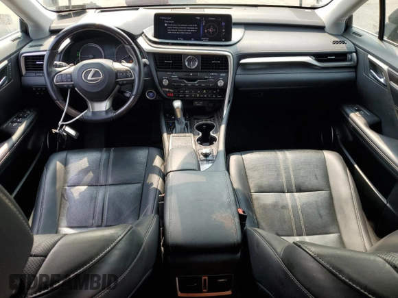 2020 Lexus RX 450h with VIN 2T2JGMDA0LC053815, listed as a Copart auction lot 58234665 with 48,002 mi miles and Salvage title. Bid and sale history available at DreamBid. Image 8.
