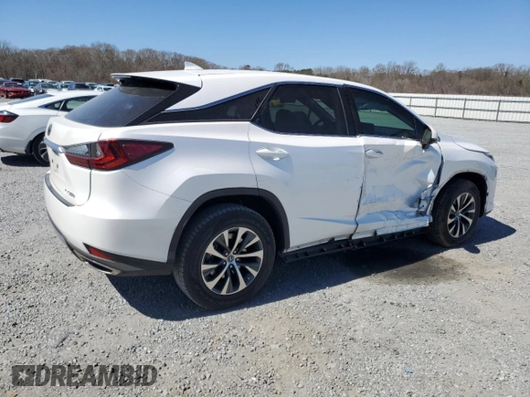 2021 Lexus RX with VIN 2T2AZMAA3MC202945, listed as a Copart auction lot 50166085 with 59,314 mi miles and Salvage Title. Bid and sale history available at carsss.com. Image 3.