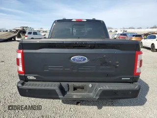 2023 Ford F-150 XL with VIN 1FTFW1E87PFC46077, listed as a Copart auction lot 51085165 with 18,297 mi miles and Salvage Title. Bid and sale history available at carsss.com. Image 6.