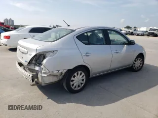 2012 Nissan Versa SV with VIN 3N1CN7AP7CL825501, listed as a Copart auction lot 63093735 with 129,227 mi miles and Salvage title. Bid and sale history available at DreamBid. Image 3.