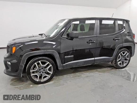 2020 Jeep Renegade Jeepster z VIN ZACNJAAB4LPM28531, wystawiony jako Copart lot #64863315 z przebiegiem 125 707 mil mil oraz Czysty tytuł • Clean title. Historia ofert i sprzedaży dostępna na DreamBid. Obrazek 1.