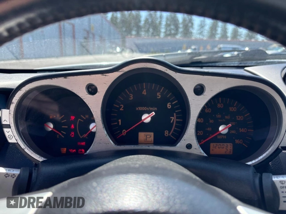 2004 Nissan 350Z Touring with VIN JN1AZ34D94T160040, listed as a Copart auction lot 53745895 with 120,037 mi miles and Clean Title. Bid and sale history available at carsss.com. Image 8.
