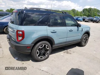 2023 Ford Bronco Sport Outer Banks z VIN 3FMCR9C64PRD15722, wystawiony jako Copart lot #63294805 z przebiegiem 19 457 mil mil oraz Nie do naprawy • Non repairable. Historia ofert i sprzedaży dostępna na DreamBid. Obrazek 3.
