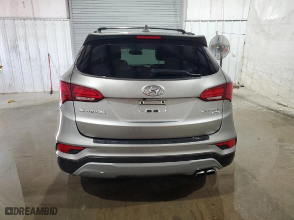 2018 Hyundai Santa Fe Sport Limited with VIN 5XYZUDLA1JG529296, listed as a Copart auction lot 71563604 with 37,166 mi miles and Salvage Title. Bid and sale history available at carsss.com. Image 6.